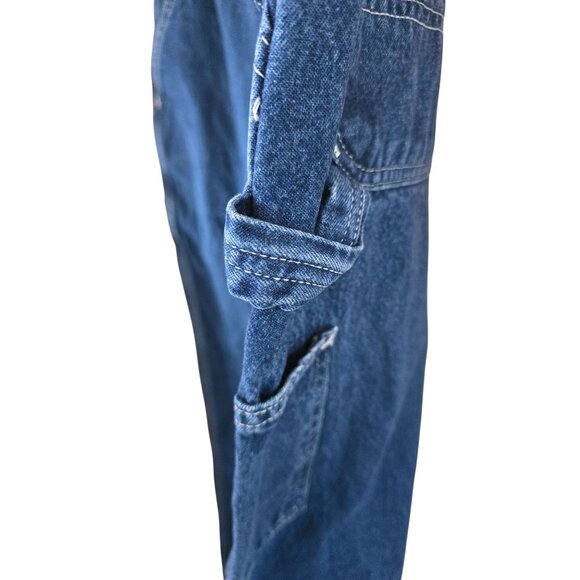 Carhartt Mens Loose Original Fit B13-DST Denim Work Jeans 32x32 Blue - Picture 7 of 9